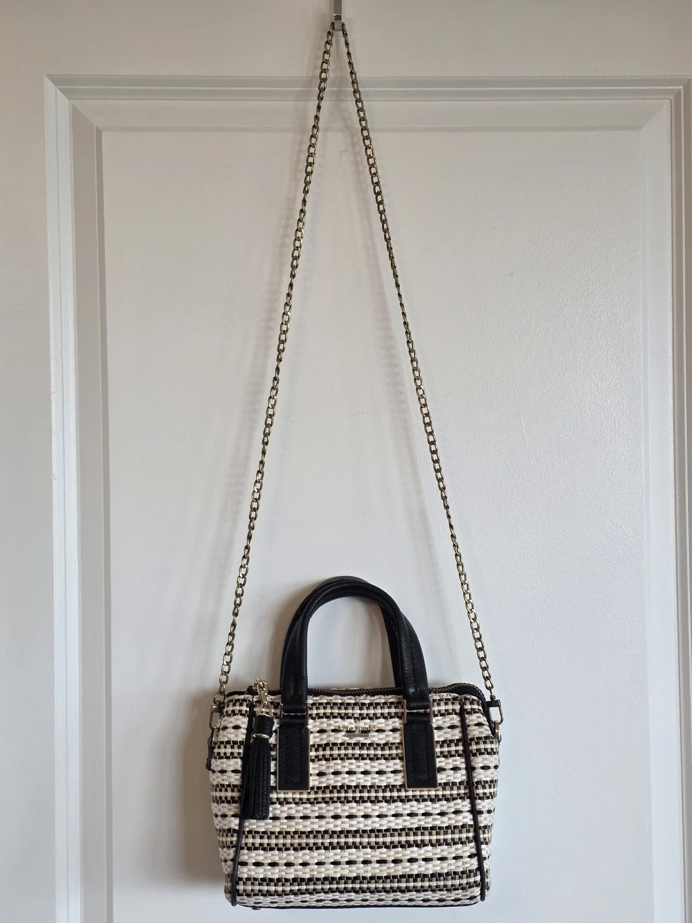 kate spade woven black